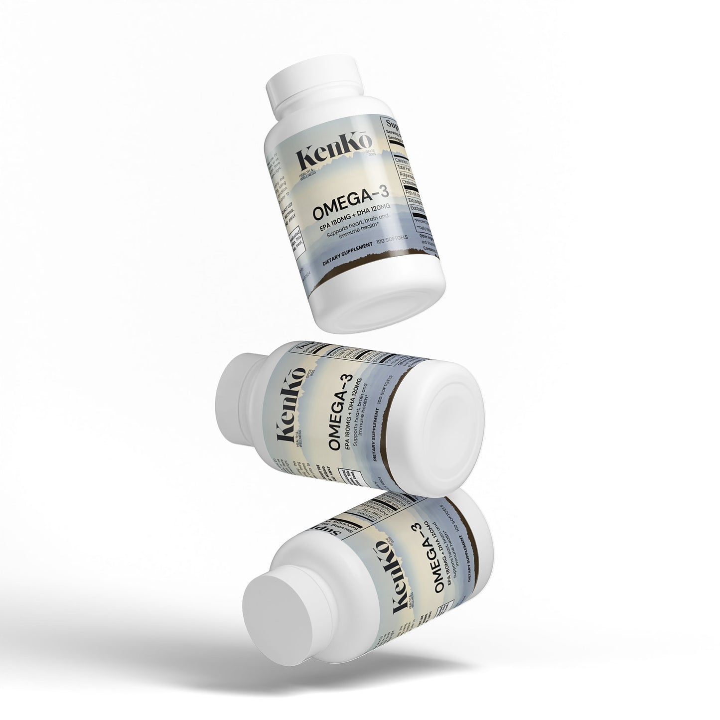 Kenkō Omega-3 EPA 180mg + DHA 120mg - Kenkō