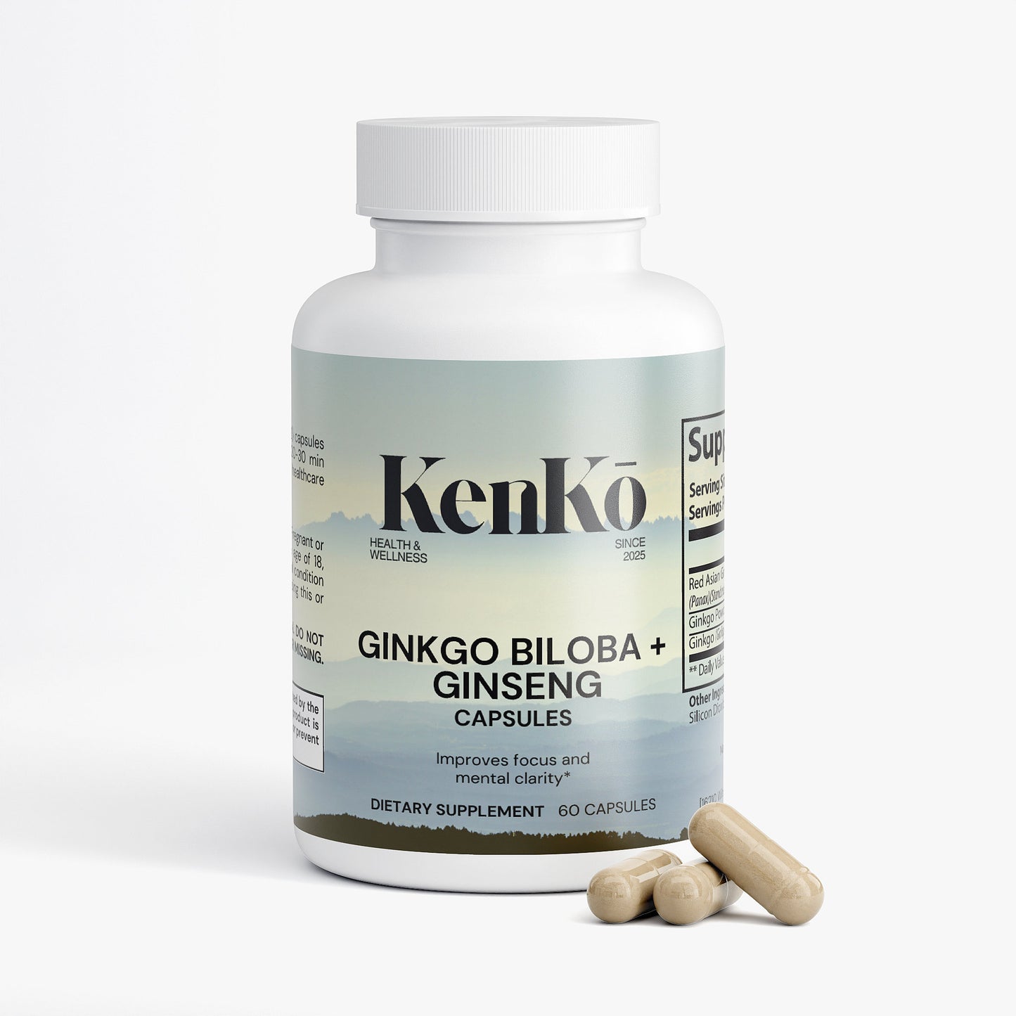 Kenkō Ginkgo Biloba + Ginseng