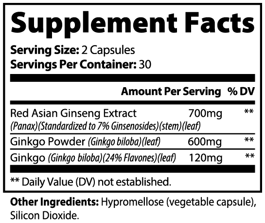 Kenkō Ginkgo Biloba + Ginseng