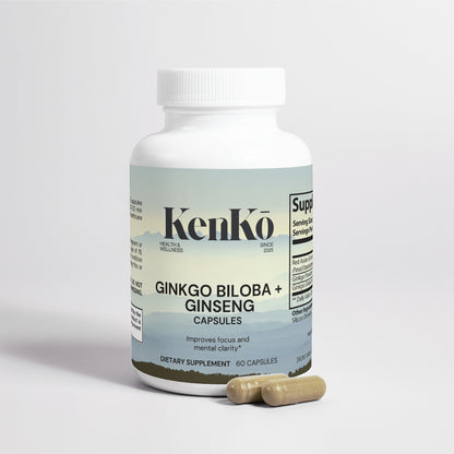 Kenkō Ginkgo Biloba + Ginseng