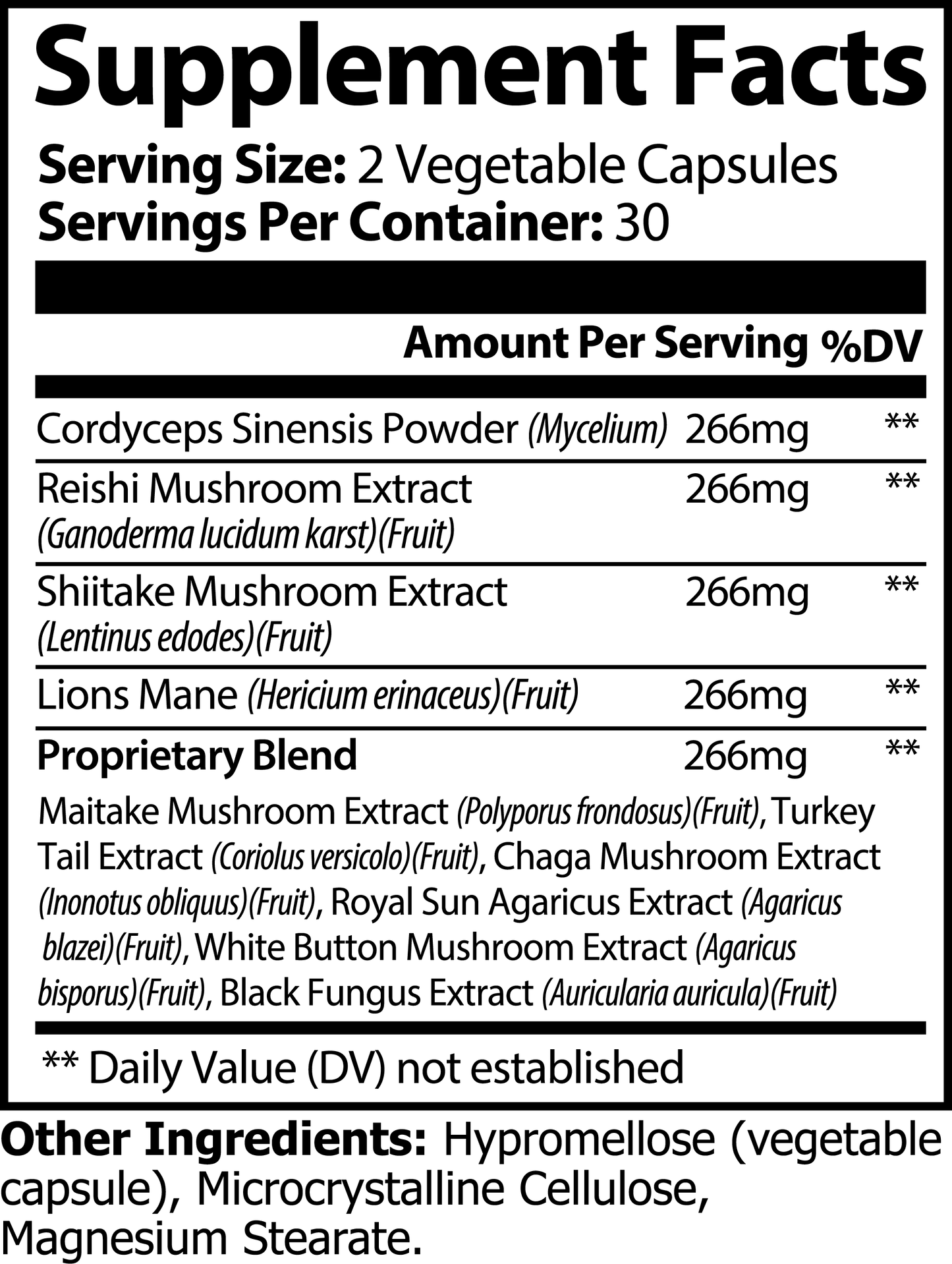 Kenkō Mushroom Complex 10 X