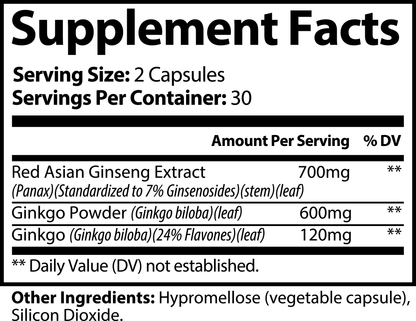 Kenkō Ginkgo Biloba + Ginseng